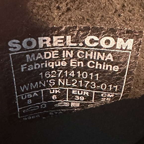 Sorel Joan of Arctic Wedge II Mid-High Lace Up Leather Boots NWT Size 8 - Picture 9 of 11